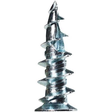 Cobra Anchors Hollow Wall Anchor, Zinc, 63 lb 041T