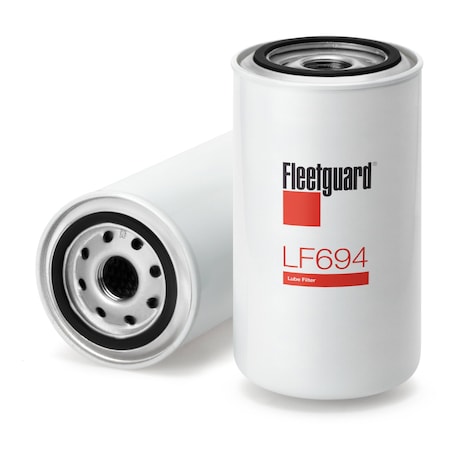 Fleetguard Automotive Oil Filter, 8 in H LF694