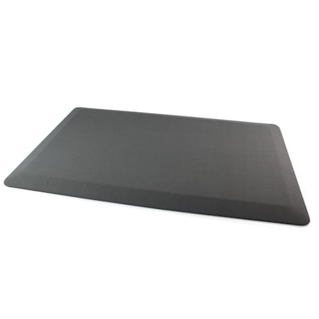 Floortex Antifatigue Mat, 32 in L x 20 in W, 0.8 in Thickness, Polyurethane with Polyester cover, Gray CC2032GRY