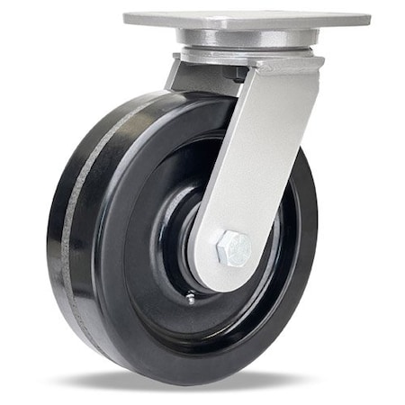 Hamilton Plate Caster, Swivel, Phenolic, 10 in, 2900 lb S-CH-13PH-4SL-FB