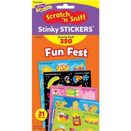 Trend Enterprises TREND, Stinky Stickers Variety Pack, Mixed Shapes, 350PK T83906
