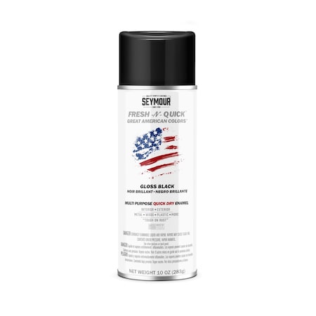 Seymour Of Sycamore Multi-Purpose Spray Paint, Gloss Black 11-3