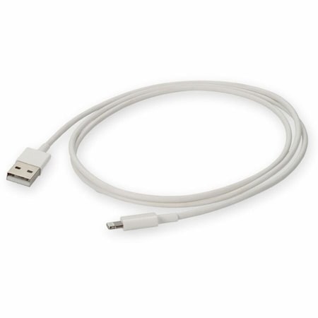 Add-On 1M USB 2.0 A MALE TO LIGHTNING MALE WHITE CABLE USB2LGTSL1MW