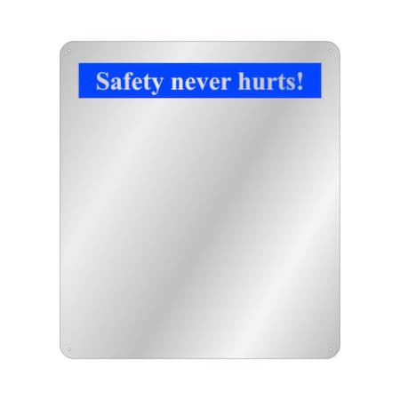 Se-Kure View 16'' X 19'' H ''Safety Never Hurts'' Mirror DM905