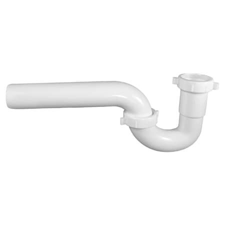 Everflow 1-1/2" Plastic P-Trap for Tubular Drain Applications P12812