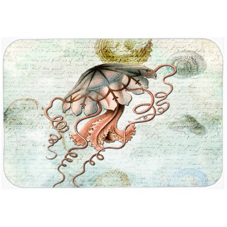 Carolines Treasures Jellyfish Glass Cutting Board- Large SB3044LCB