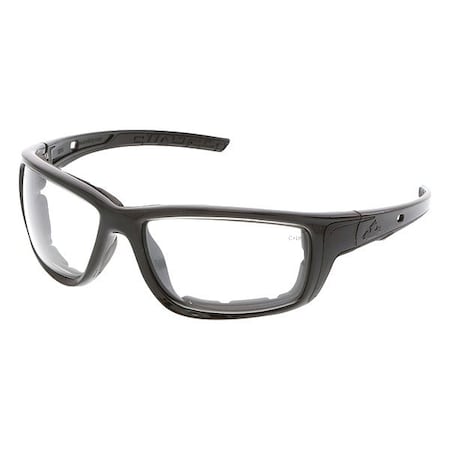 Mcr Safety Swagger (SR5), Safety Glasses, MAX6 Anti-Fog, Clear Lens, Charcoal Frame, Full-Frame, 1 PR SR510PF