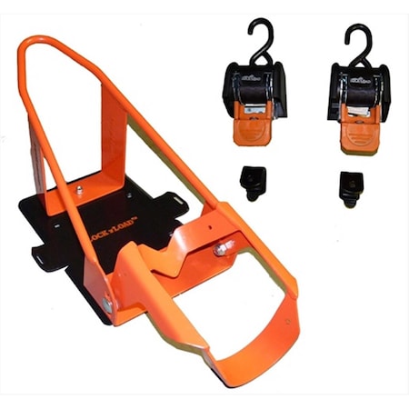 Lock N Load BK1000 Combo Kit Wheel Chock Red Solid Steel L6N-BK1000