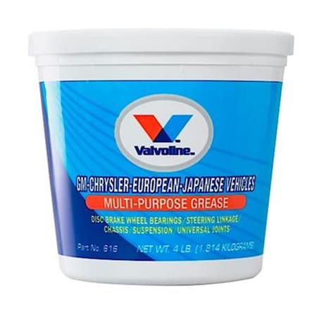 Valvoline 616 Multi Purpose Grease 4 Lbs. V10-616