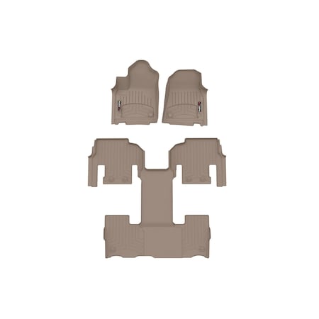Weathertech Tan, Front and Rear Floorliners 451704-1-4