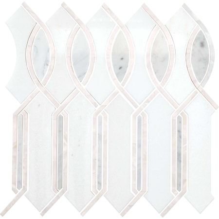 Daltile Lavaliere Natural Stone Imaginare Mosaic, 9.50 Sqft per Carton, 10PK LV33IMAGIMS1L