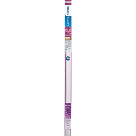 Signify UniversalFit 32W/40W Equivalent 48'' Cool Wht T8 Bi-Pin LED Tube Light Bulb, 2PK 539155