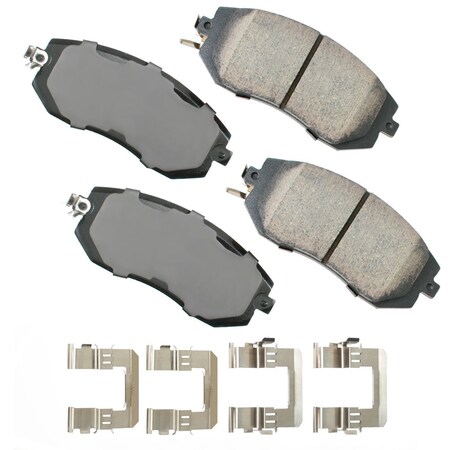 Akebono 11-15 Subauru Forester-Impreza:Front Street Perf Pad, Asp1539 ASP1539