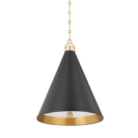 Hudson Valley Lighting Mark D. Sikes X Osterley 1 Light Pendant 15 In. Aged/Antique Bronze MDS1304-ADB