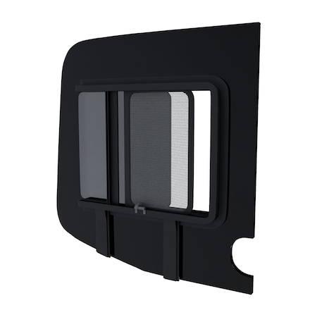 Brixwell 818mm x 797mm Glass Window for Mercedes Sprinter, Passenger Back Sliding Side with Screen (C Shape) DTSPCR027-INT