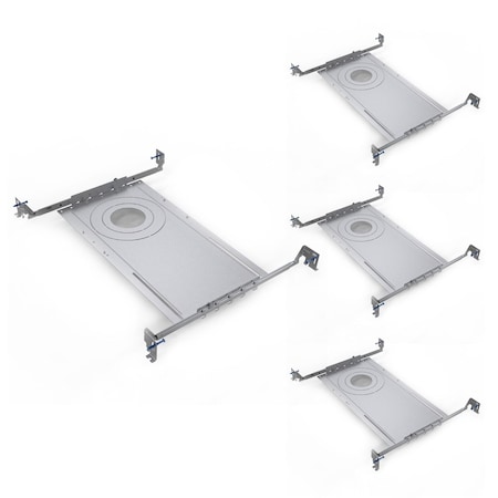 Bulbrite Pack of 4 24 Metal Mounting Bracket for 3/4/6 Recessed Downlights, 4PK 862660