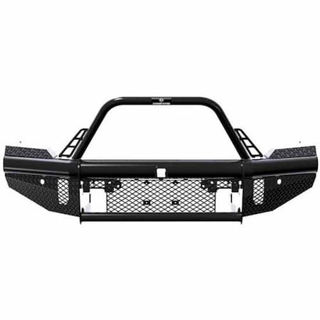 Replacement For Gmc Sierra 3500 Hd Year 2024 Ranch Hand Legend Black Steel Bullnose Front Bumper