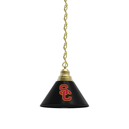 Holland Bar Stool Co USC Trojans Pendant Light, Brass Fixture BL1BRSouCal