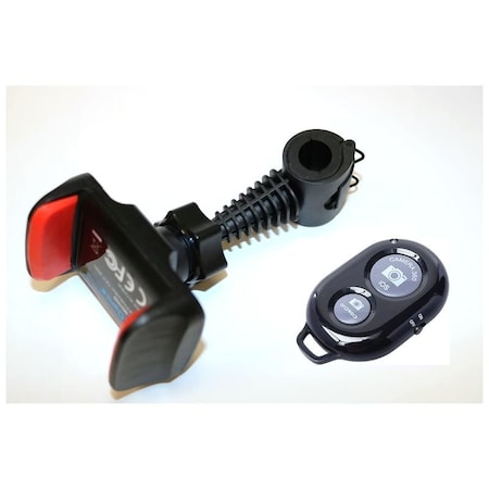 Idance Universal Cell phone holder with Easy lock and BT Wireless remote control requires extension tube MS1820