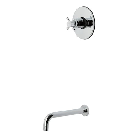 Kingston Brass Single-Handle Pressure Balanced Tub Faucet, Polished Chrome KB6331DXTO