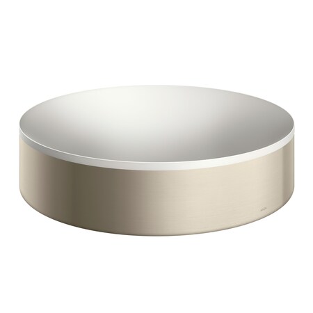 Axor Suite Sinks Round Sink without Overflow, 15 3/4" in Brushed Nickel 42001820