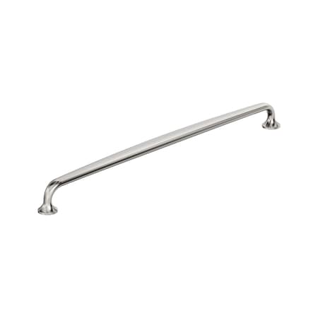 Amerock Renown 12-5/8 inch 320mm Center-to-Center Polished Nickel Cabinet Pull BP36989PN