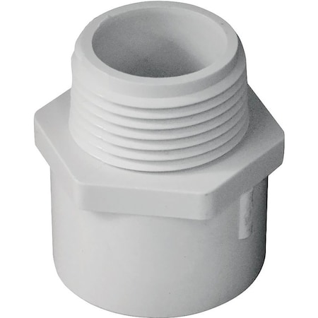 Lasco Adapter Male Pvc Slpxmip 1In 436010BC