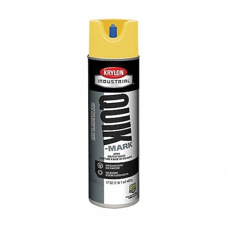 Krylon Industrial Quik-Mark SB Inverted Marking Paint APWA High Visibility Yellow A03821007
