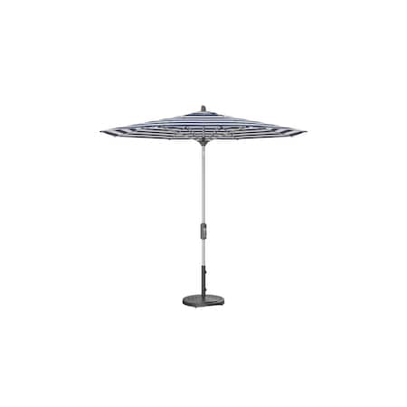 Treasure Garden 9 ft Patio Umbella, aluminum, fiberglass ribs, outdoor, Kinzie Royal Stripe UM840-SS 6733 Kinzie Royal Stripe