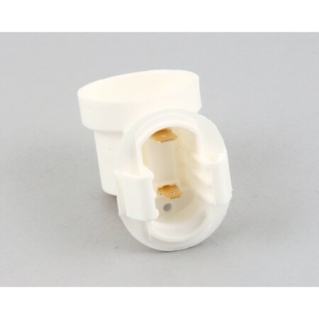 Randell Light Socket, 90 Degree, PVC, White EL LGT360
