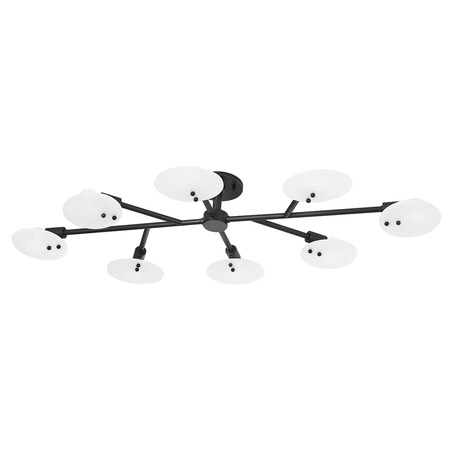 Mitzi Giselle 8 Light Semi Flush 14.75 In. Old Bronze H428608-OB