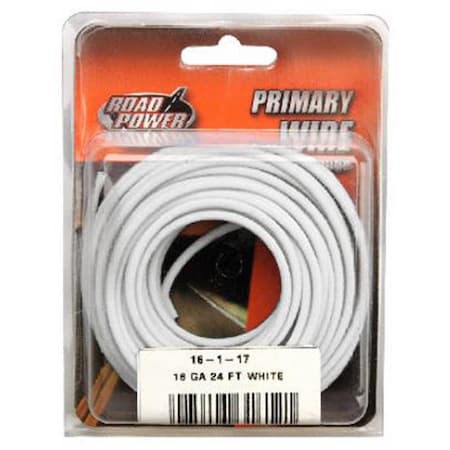 Southwire 55667933 24 ft. 16 Gauge Primary Wire White 115653