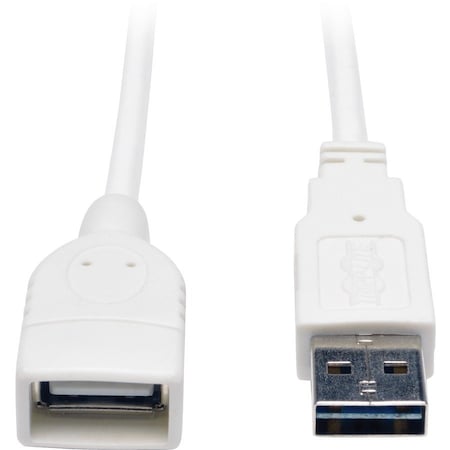 Tripp Lite 10FT UNIV HI-SPEED USB 2.0 EXTEN CBL WHT UR024-010-WH