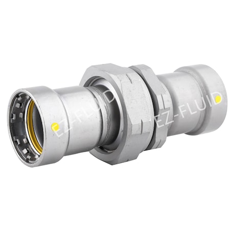 Ez-Fluid 1-1/2 Carbon Steel Mega Press G Type PRESS UNION HNBR EZPGU135