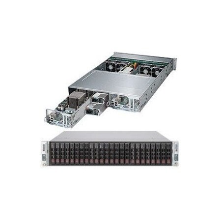 Supermicro SY-227PRD1 SuperServer Two Node Dual LGA2011 1280W 2U RackmountServer SYS-2027PR-DC1R