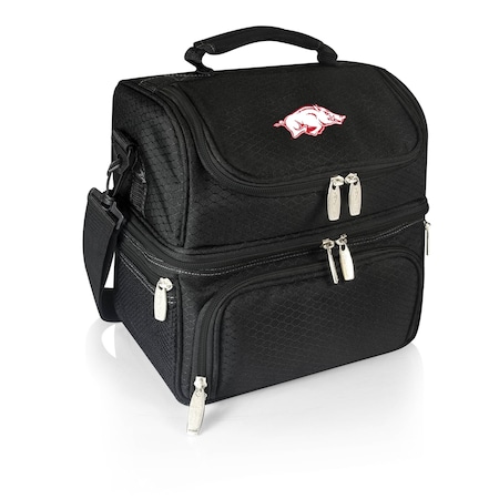 Picnic Time Family Of Brands NCAA Arkansas Razorbacks Pranzo Lunch Bag - Insulated Lunch Box with Picnic Set 512-80-175-034-0