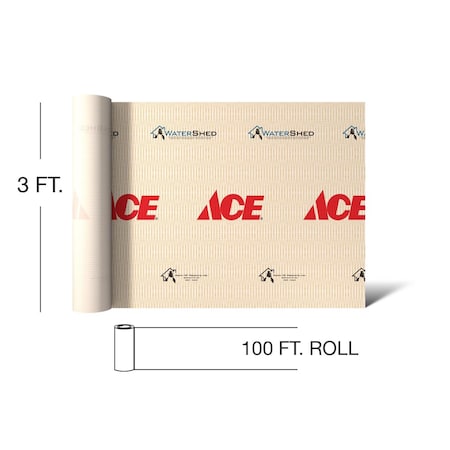 Watershed 3 ft. W X 100 ft. L House-Wrap 8 mm 20069