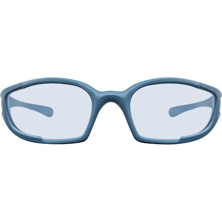 Ironwear Premium Anti Fog Metal Detectable Safety Glasses w/ UV Protection, Blue, Blue 3097-BL-BL/A-MD