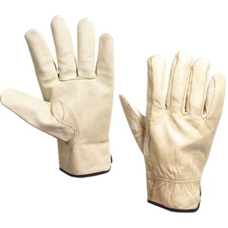 Partners Brand Drivers Gloves, Cowhide, L 3 PK GLV1022L