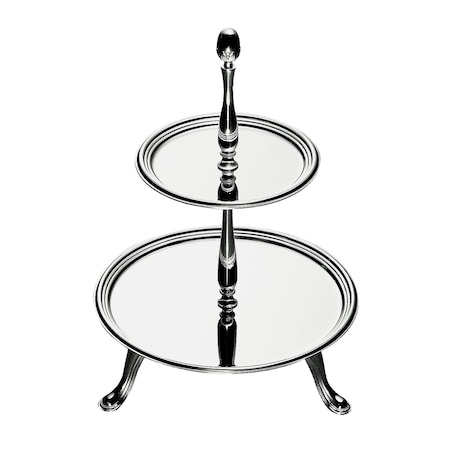 Mepra Palace Petit-Fours Stand with 2 Layers - 1 Piece - Stainless Steel 200978