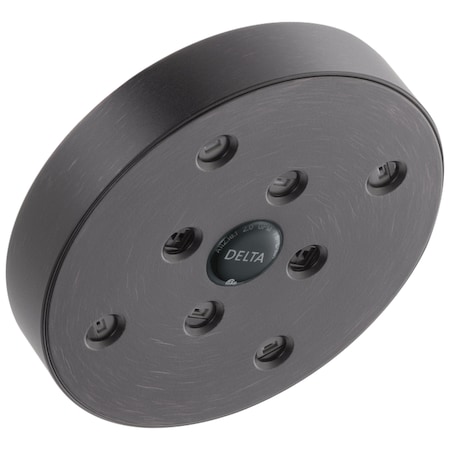 Delta Universal Showering Components H2Okinetic Single-Setting Raincan Shower Head RP70175RB