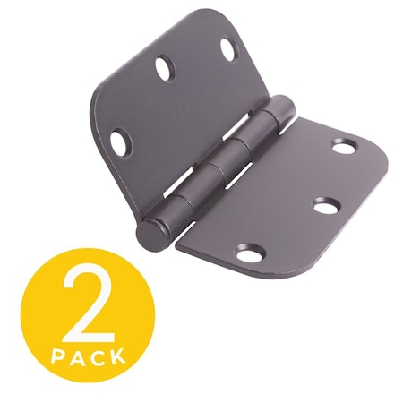 Global Door Controls 3.5 in Leaf W x 3.5 in Leaf H, Bronze CP3535-5/8-10B