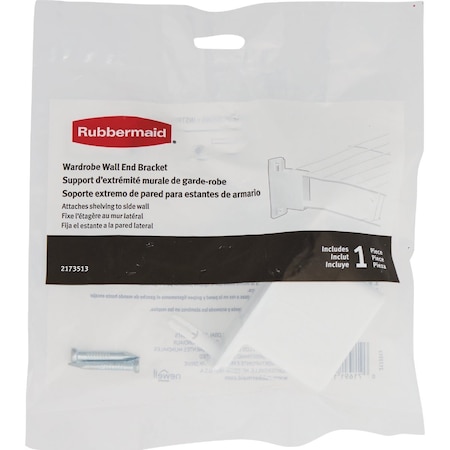 Rubbermaid Wardrobe Wall Bracket 1950472