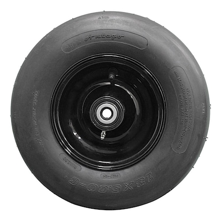 Antego Tire & Wheel Single 13x5.00-6 Pneumatic Tire and 6x3.25 Wheel Assemblies A63251010090804135006