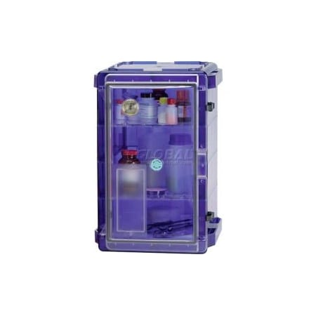 Bel-Art Bel-Art Secador 4.0 Vertical Desiccator Cabinet 420741007, 1.9 Cu. Ft., Blue with Clear Door 420741007