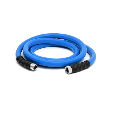 Ag-Lite 3/4 in ID x 10 ft L Water Hose, Rubber Tube, Blue, Rubber Fitting AL3410