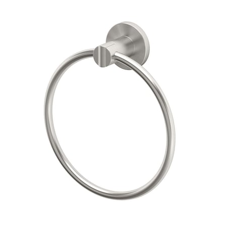 Gatco Channel Towel Ring, Satin Nickel 4692