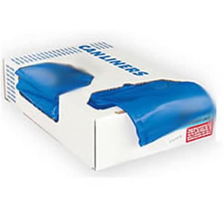 Her 30 x 43 in. Low-Density Super Heavy Trash Can Liner, Blue A6043PX