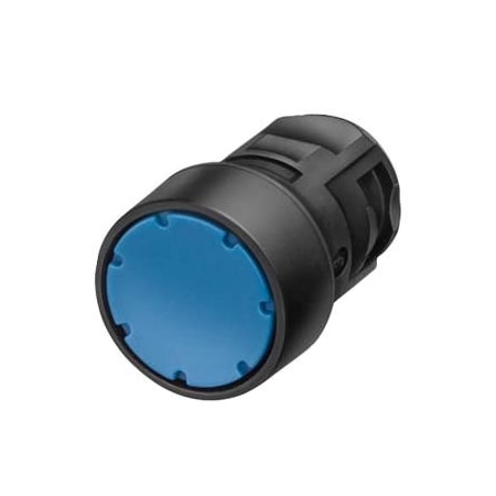 Siemens Illuminated pushbutton, 16 mm, round, plastic, yellow, pushbutton, flat 3SB2001-0AD01