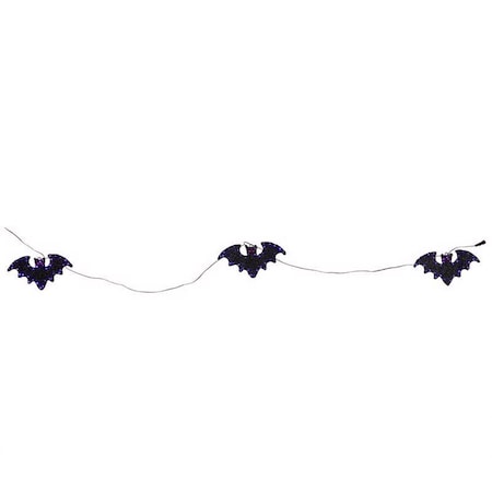 Celebrations Halloween 12 in. LED Trio of Bats Halloween Decor 15-02008A
